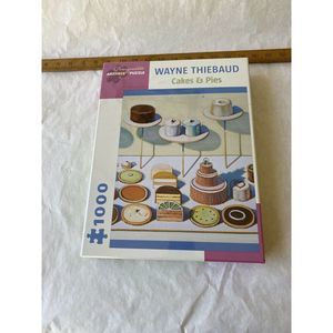 New Wayne Thiebaud Cakes & Pies 1000 Piece Puzzle